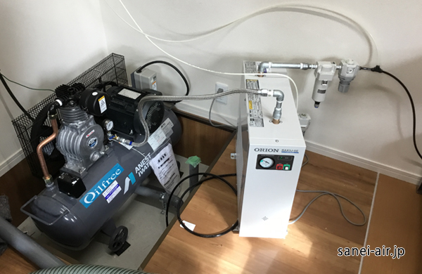 歯科技工士（福井県）・使用する機械にエアーでお使いのお客様の声