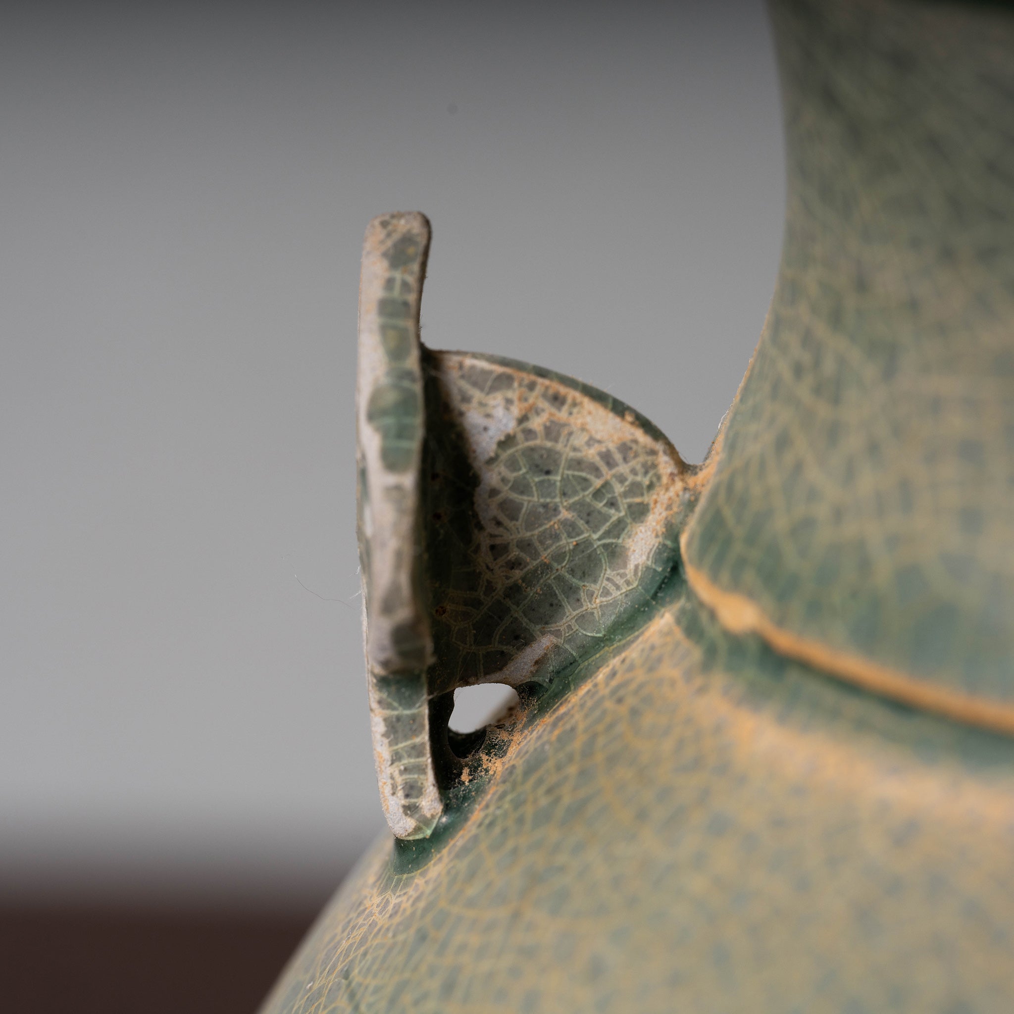 北宋 越州窯 青磁四耳壺 – 燦禾 SANKA