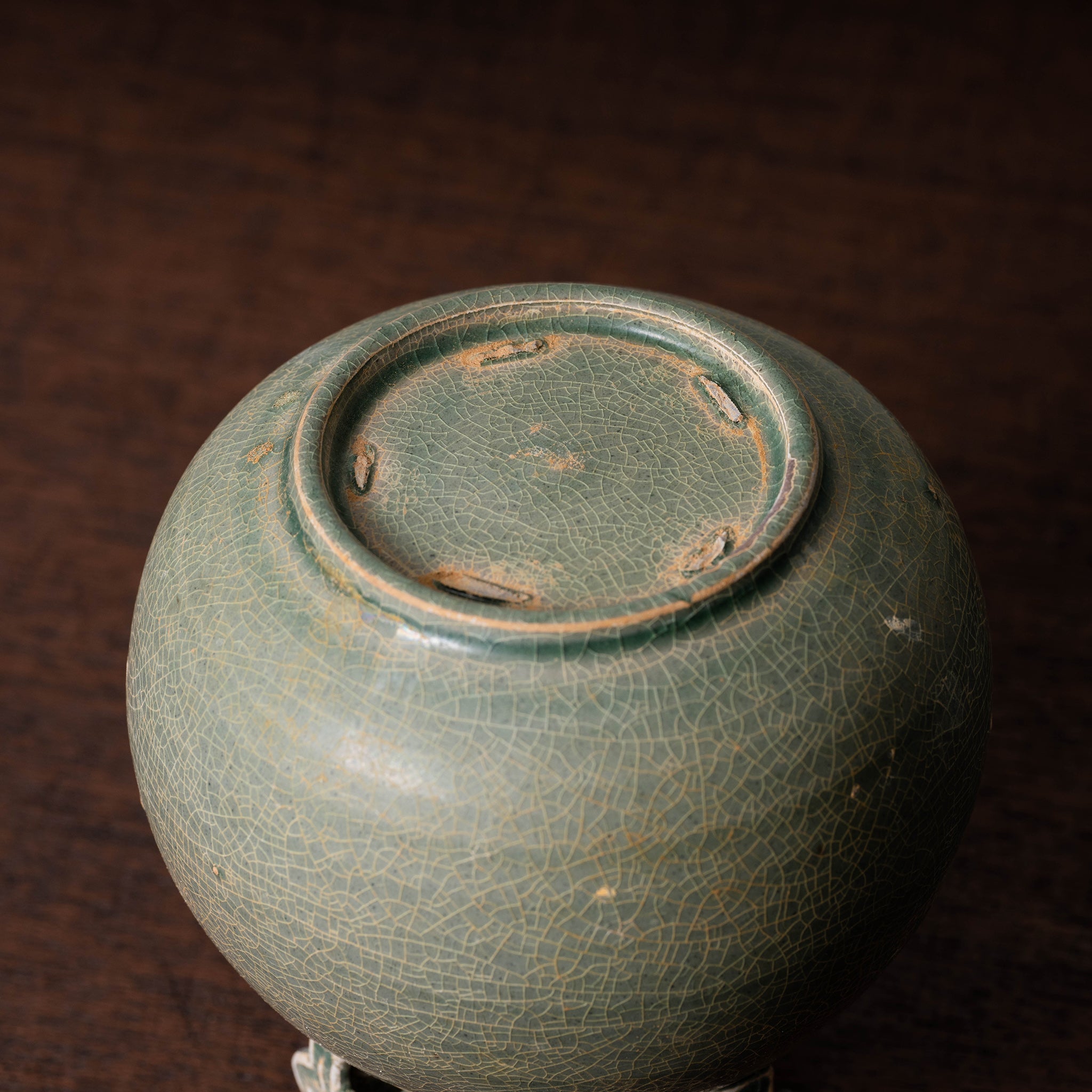 北宋 越州窯 青磁四耳壺 – 燦禾 SANKA