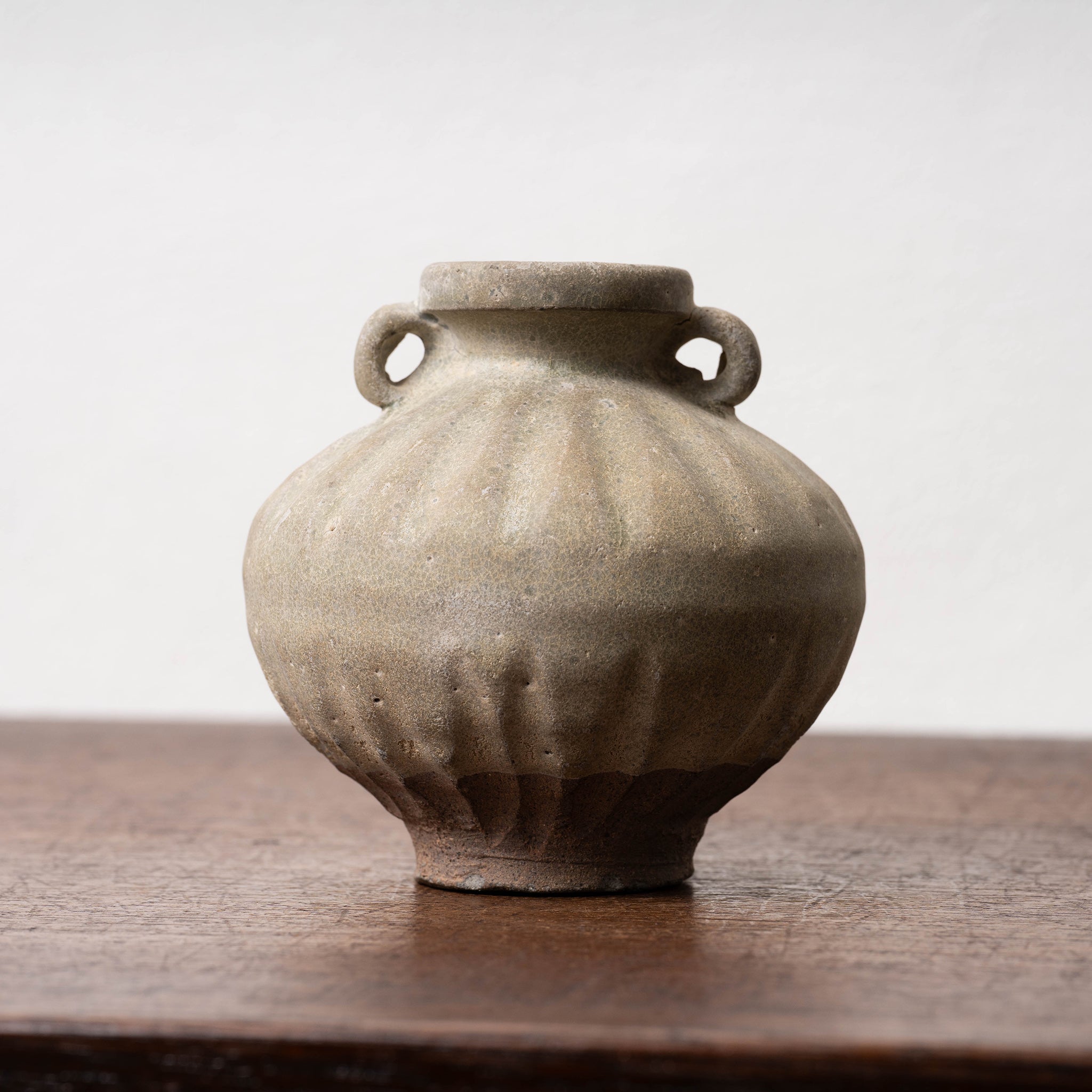 Maiko タイ古陶磁 スンコロク 宋胡録 褐色釉 小壷 N 6241 Maiko様専用