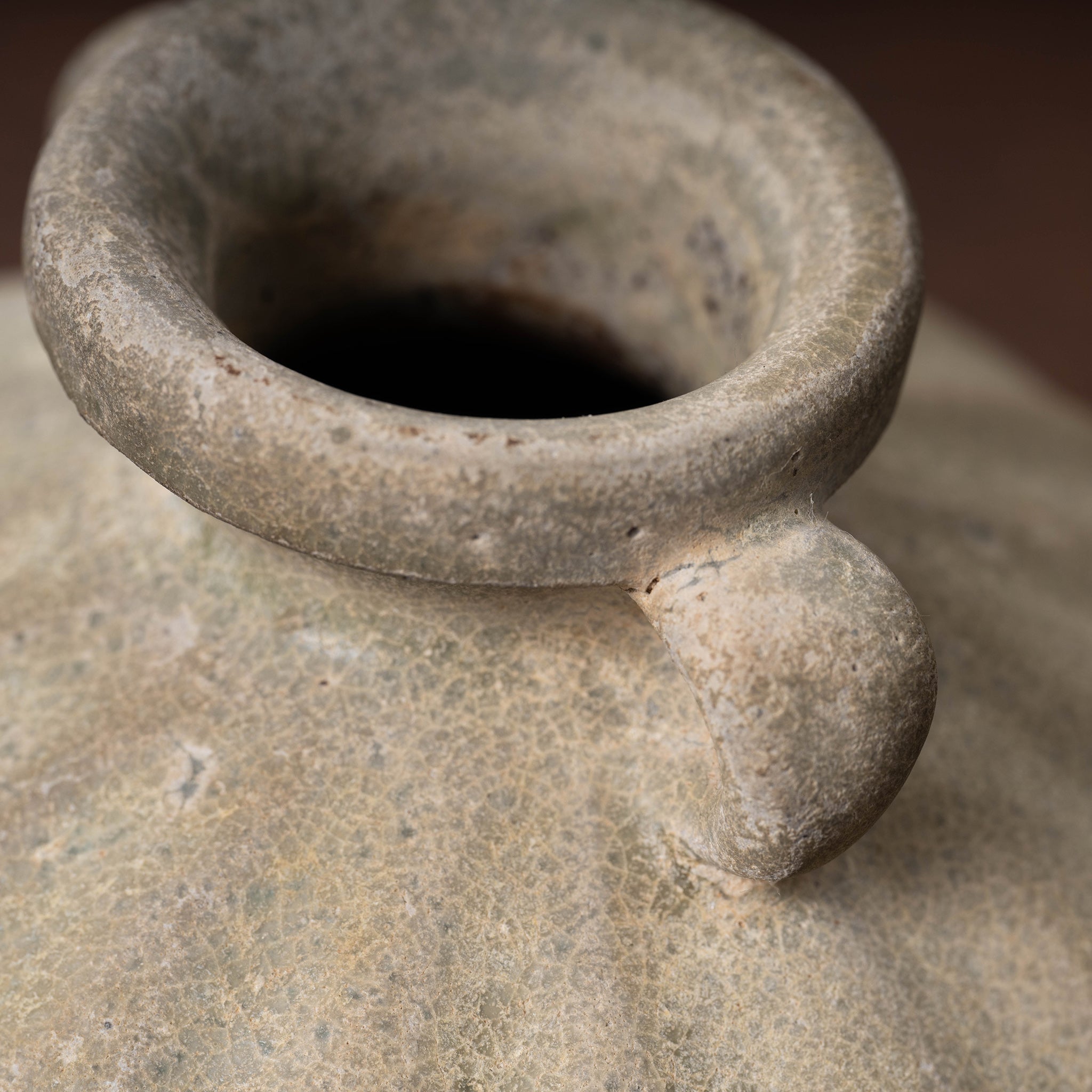 Maiko タイ古陶磁 スンコロク 宋胡録 褐色釉 小壷 N 6241 Maiko様専用