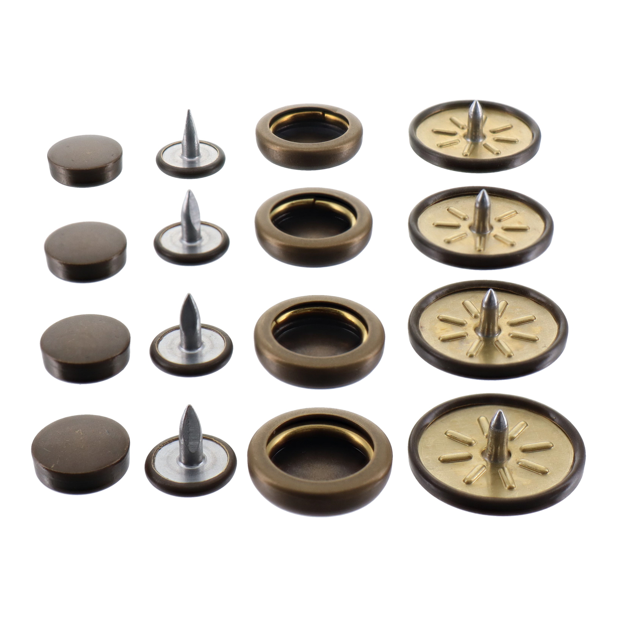 H18ABLK 利器工具 ホック ホック一撃！！ホック玉 18mm アンティーク4