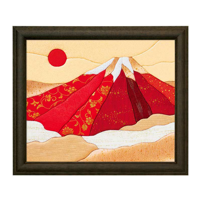 きめこみ・縁起赤富士｜株式会社さくらほりきり