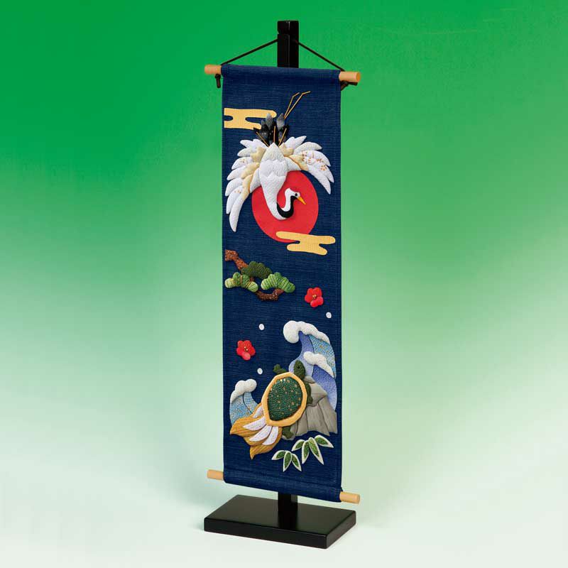 ロングタペストリー・福寿鶴亀｜株式会社さくらほりきり