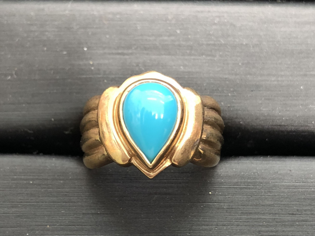 18金ターコイズリングの買取実績 | 買取専門店さすがや