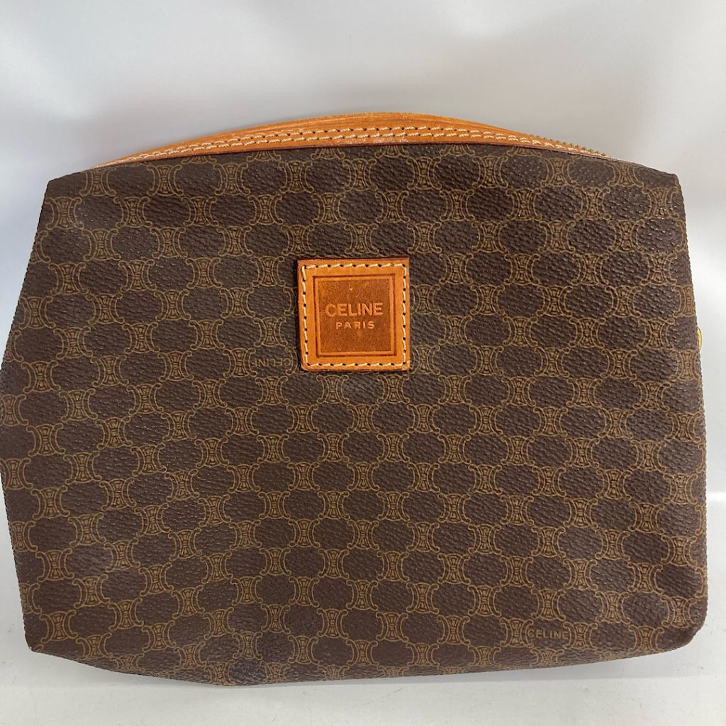 セリーヌ CELINE ポーチ マカダム柄 マルチポーチ メイクポーチ| 東京