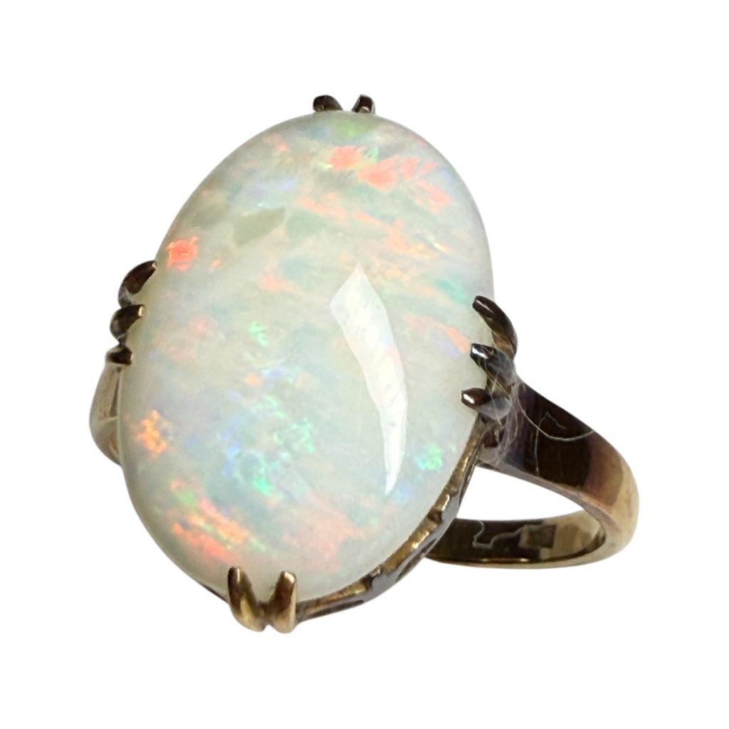 K18 ホワイトオパール リングの買取実績 | 買取専門店さすがや