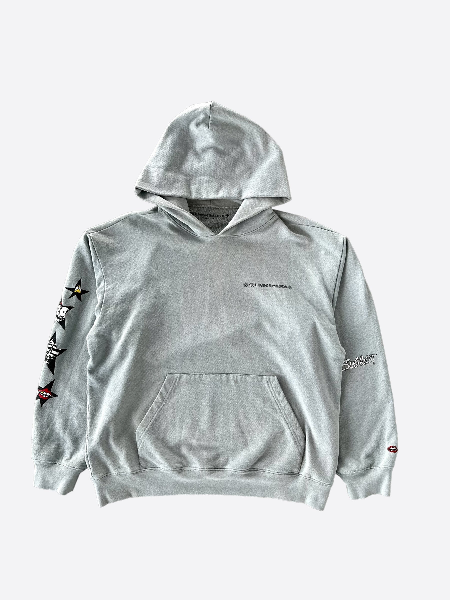 Chrome Hearts Matty Boy Grey Suggest Hoodie – Savonches
