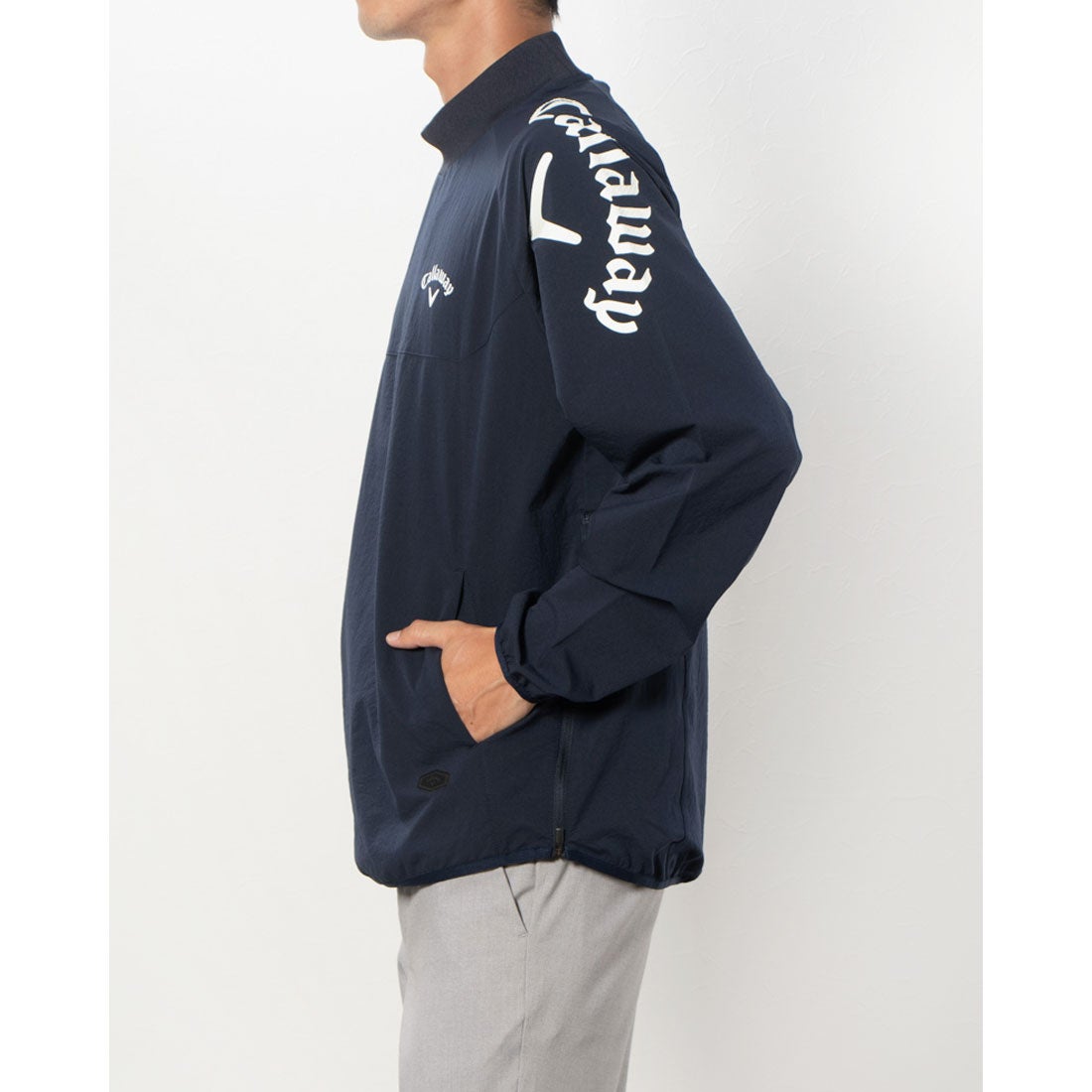 キャロウェイ Callaway メンズ ゴルフ 長袖ウインドブレーカー プル