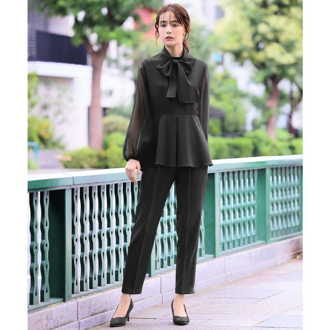 フロリア Flolia オケージョン セットアップ 結婚式 パンツドレス