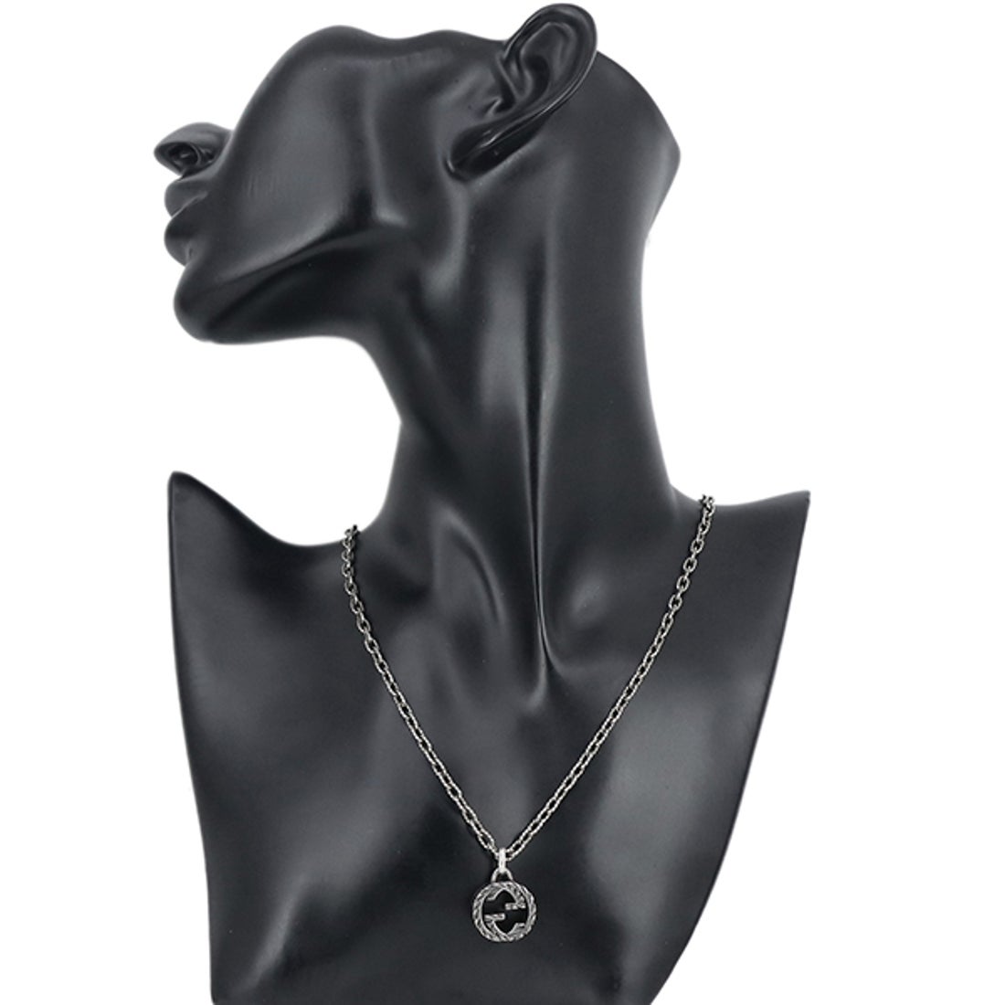 グッチ GUCCI インターロッキングG ネックレス （シルバー） -靴