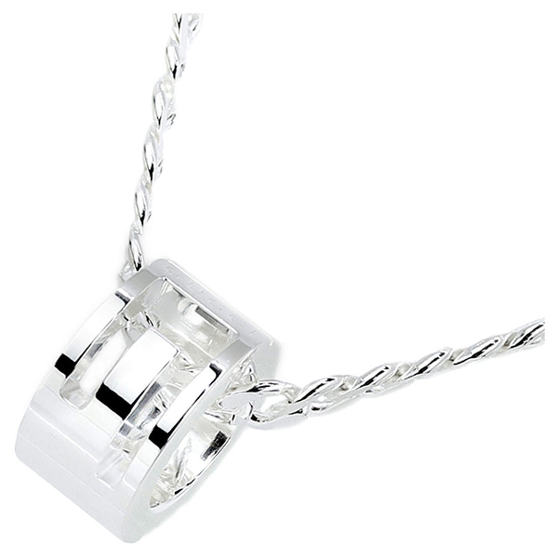 グッチ GUCCI カットアウトGリング ネックレス （シルバー） -靴