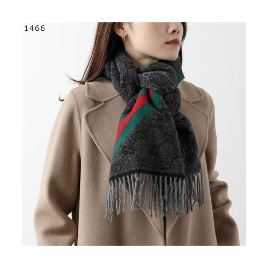 グッチ GUCCI GUCCI マフラー 570603 3G200 GGロゴ ウール （1768