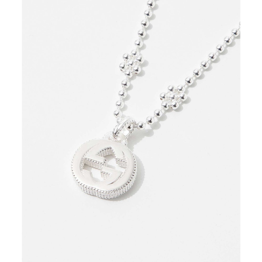 グッチ GUCCI 479221 J8400 ネックレス INTERLOCKING G S NECKLACE