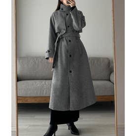 ルエレ Louere Louere 2wayステンカラーロングコート （ダークグレー