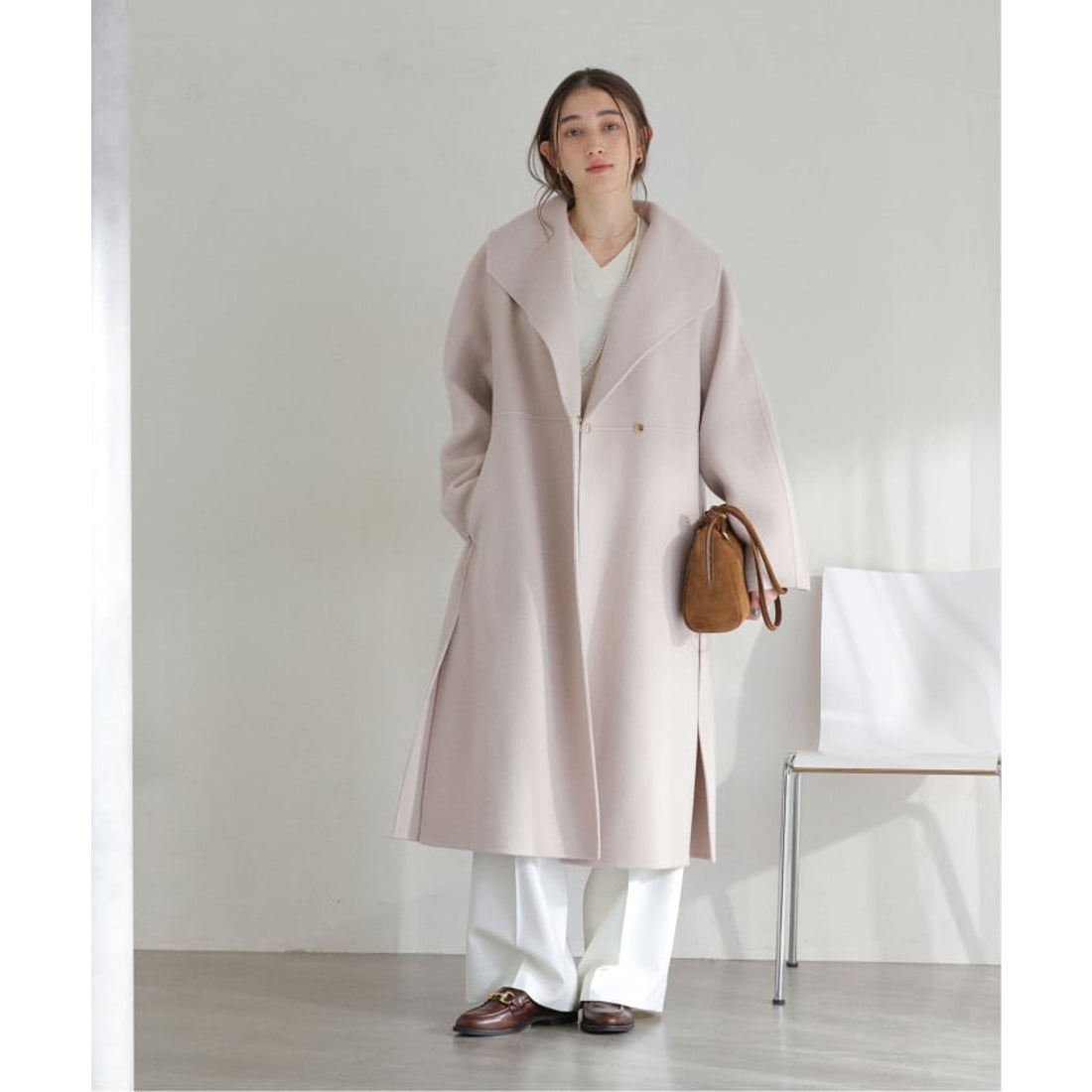 ラ トータリテ La Totalite 《予約》リバーロングコート （ネイビー