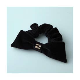 ミュウミュウ Miu Miu MIUMIU シュシュ 5IF181 068 ベルベット リボン