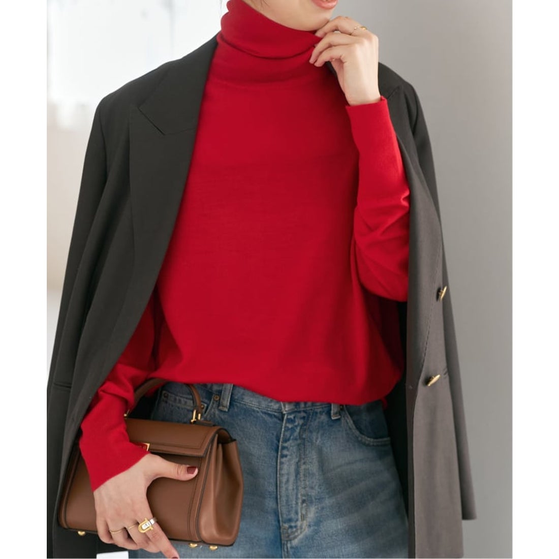 スピック＆スパン Spick & Span 《追加》18Gタートルネックプル