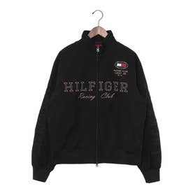 トミー ヒルフィガー TOMMY HILFIGER レーシングジャケット （ブラック