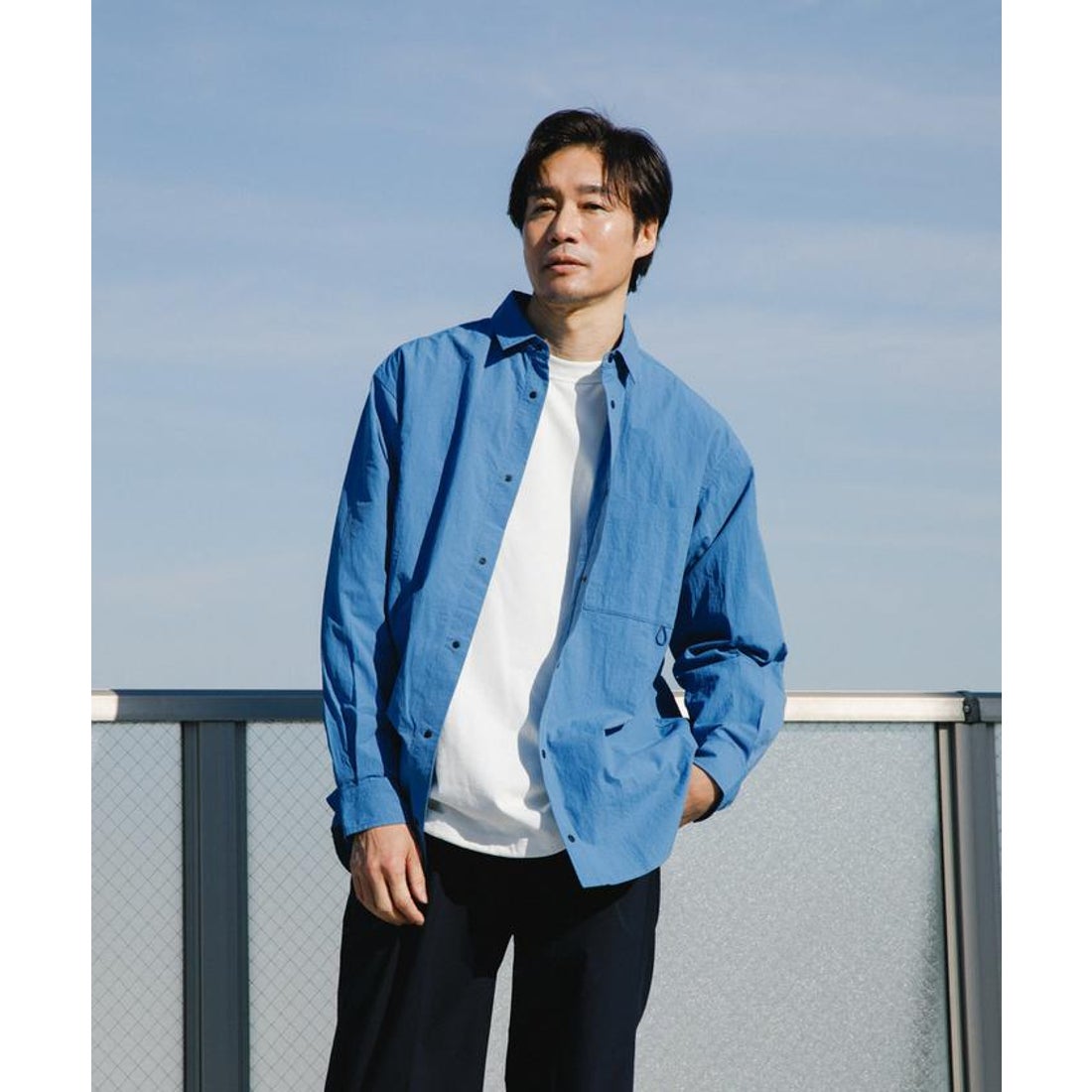 エカル EKAL 【予約】『UR TECH』ナイロンタッサーロングスリーブ