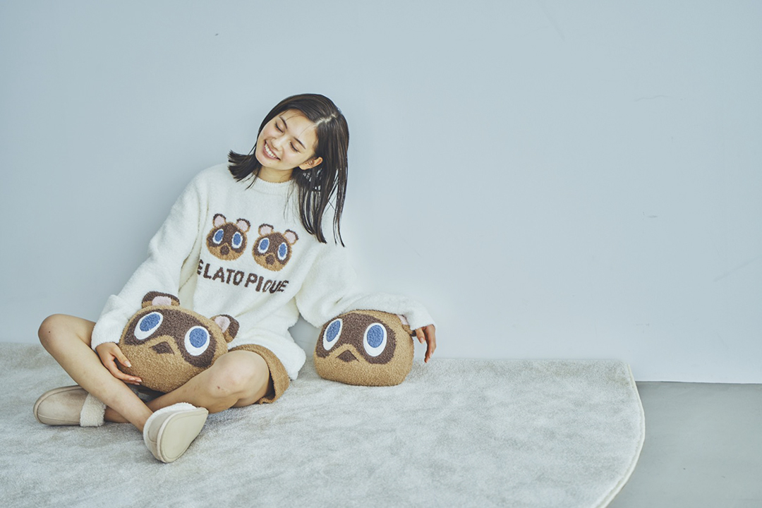 ジェラート ピケから『あつまれ どうぶつの森』ルームウェア