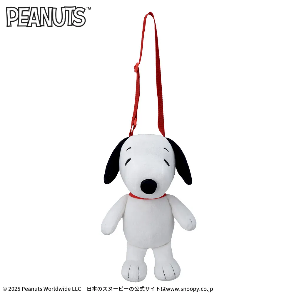 SNOOPY™ プラチナムザッカ ぬいぐるみショルダーバッグ｜プライズ