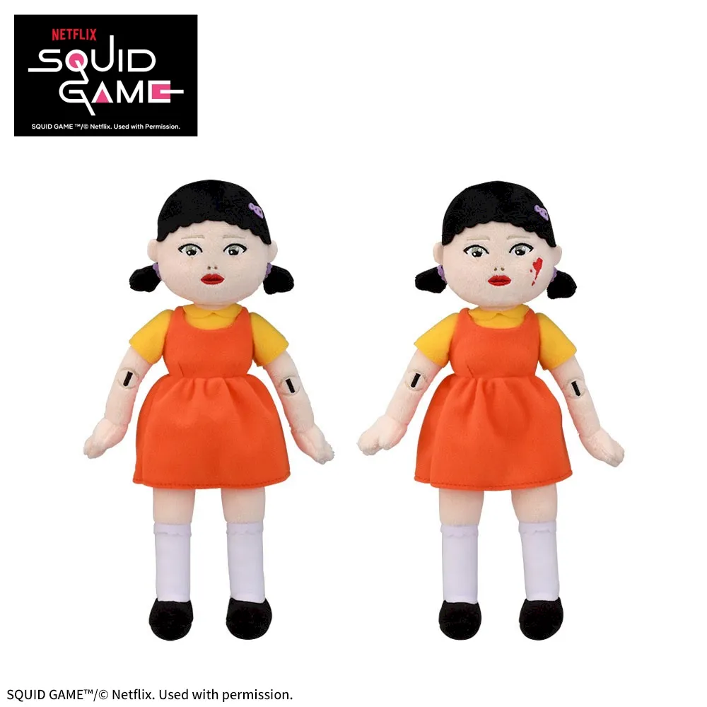 Netflixシリーズ「イカゲーム」シーズン2 Mぬいぐるみ“ヨンヒ人形