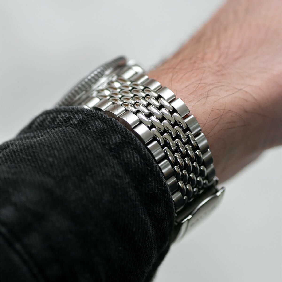 BALTIC WATCHES / バルチック 替えベルト ステンレススチール ビーズ