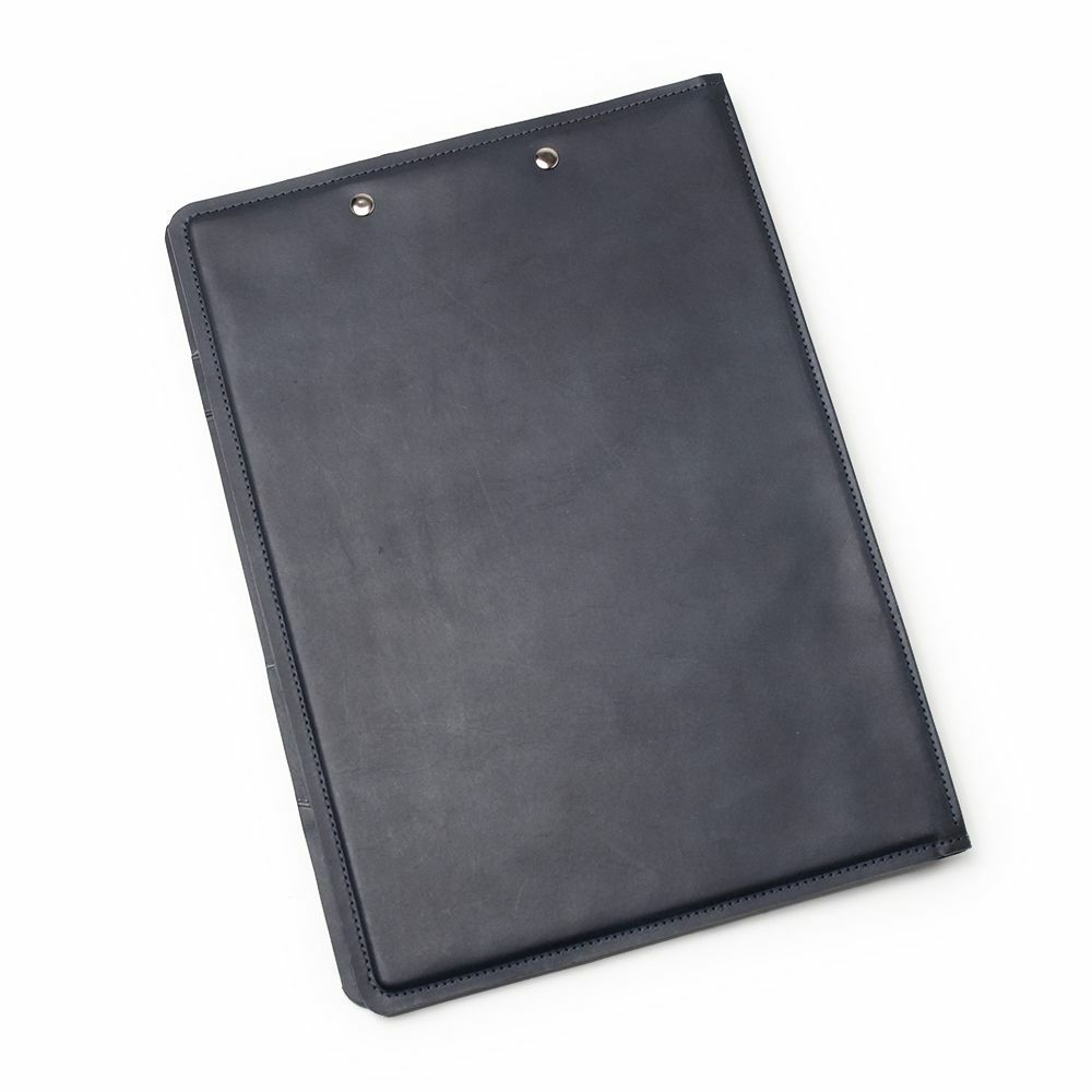 A4 レザーバインダー カウレザー ネイビー（牛革）│メンズ革小物通販
