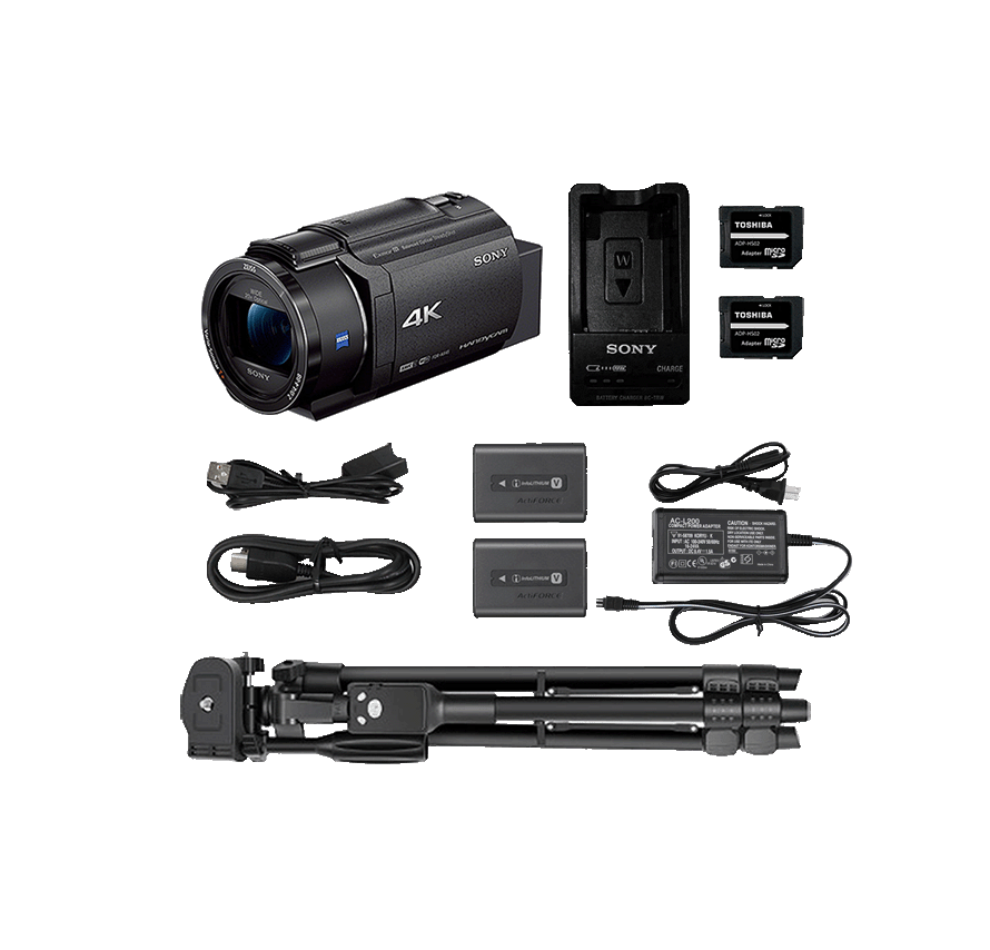 レンタル]ソニー SONY FDR-AX45A 三脚セット | ビデオカメラ レンタル