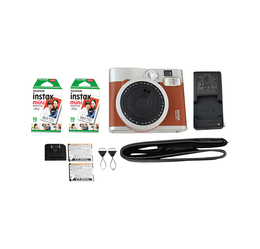 レンタル] instax mini90 ネオクラシック/フィルム20枚付き/ブラウン