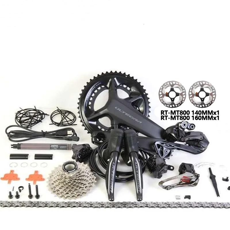 Shimano R8170 2x12-Speed Di2 R8100 Crankset for Road Bikes
