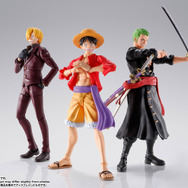 ワンピース」ルフィ＆ゾロ＆サンジ、鬼ヶ島討入衣装でフィギュア化