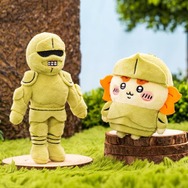 働かせてくださいッ！」シーサーと鎧さん、ふわふわ金ピカのお揃い