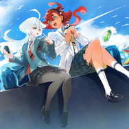 ガンダム 水星の魔女」女子高生のスレッタとミオリネが出会う