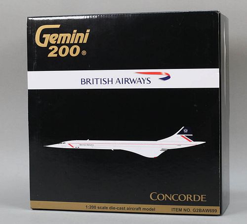 Gemini200 British Airways Concorde 1/200 Scale sold at auction on
