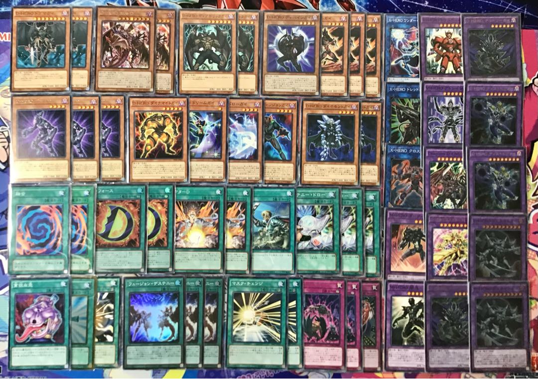 本格構築 【D-HERO】デッキ メイン&EX15&スリーブ 1枚の通販 かしこま