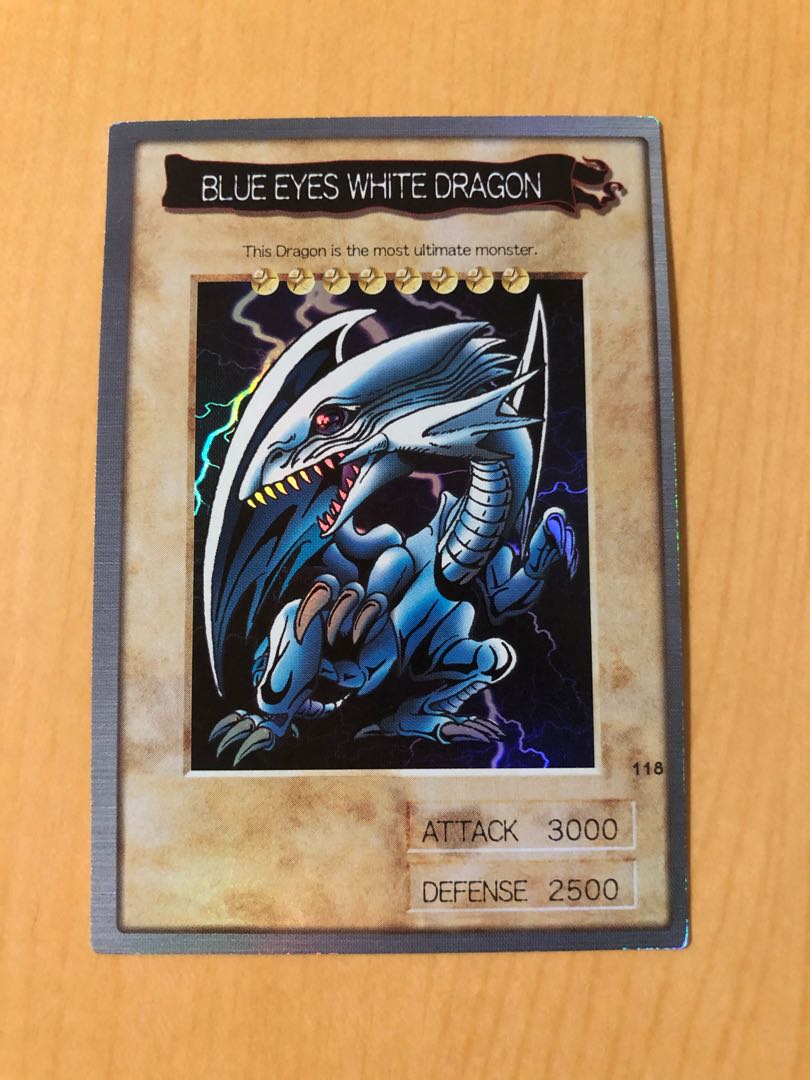 バンダイ版 遊戯王 青眼の白龍 ブルーアイズホワイトドラゴン No.118 1