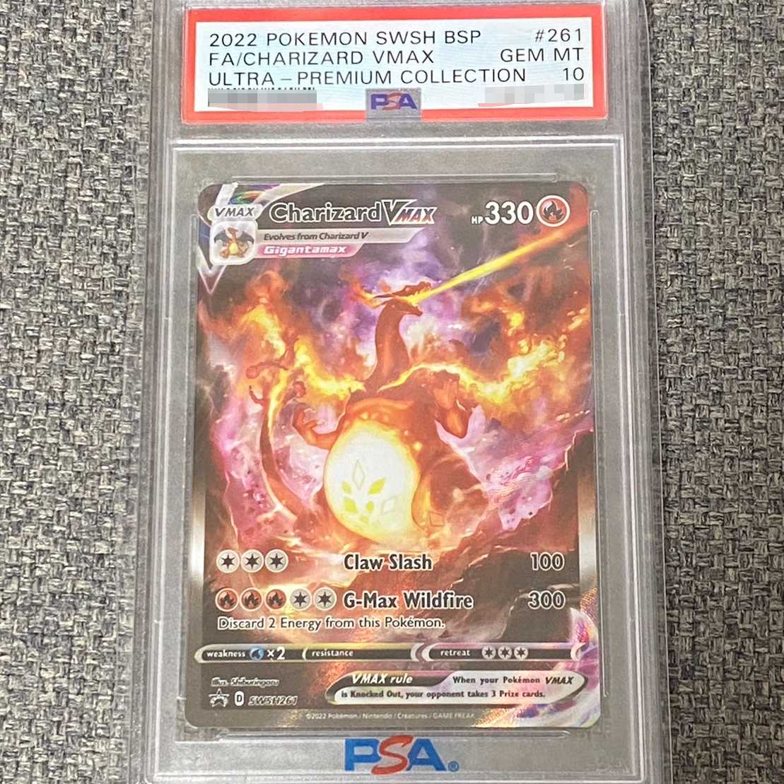 リザードンVMAX 海外版 英語版 PSA10 1枚の通販 しんちゃん（886952530