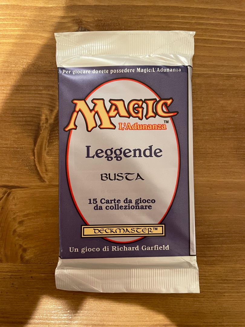 Legends レジェンド 未開封 ブースターパック イタリア語 MTG 1枚の
