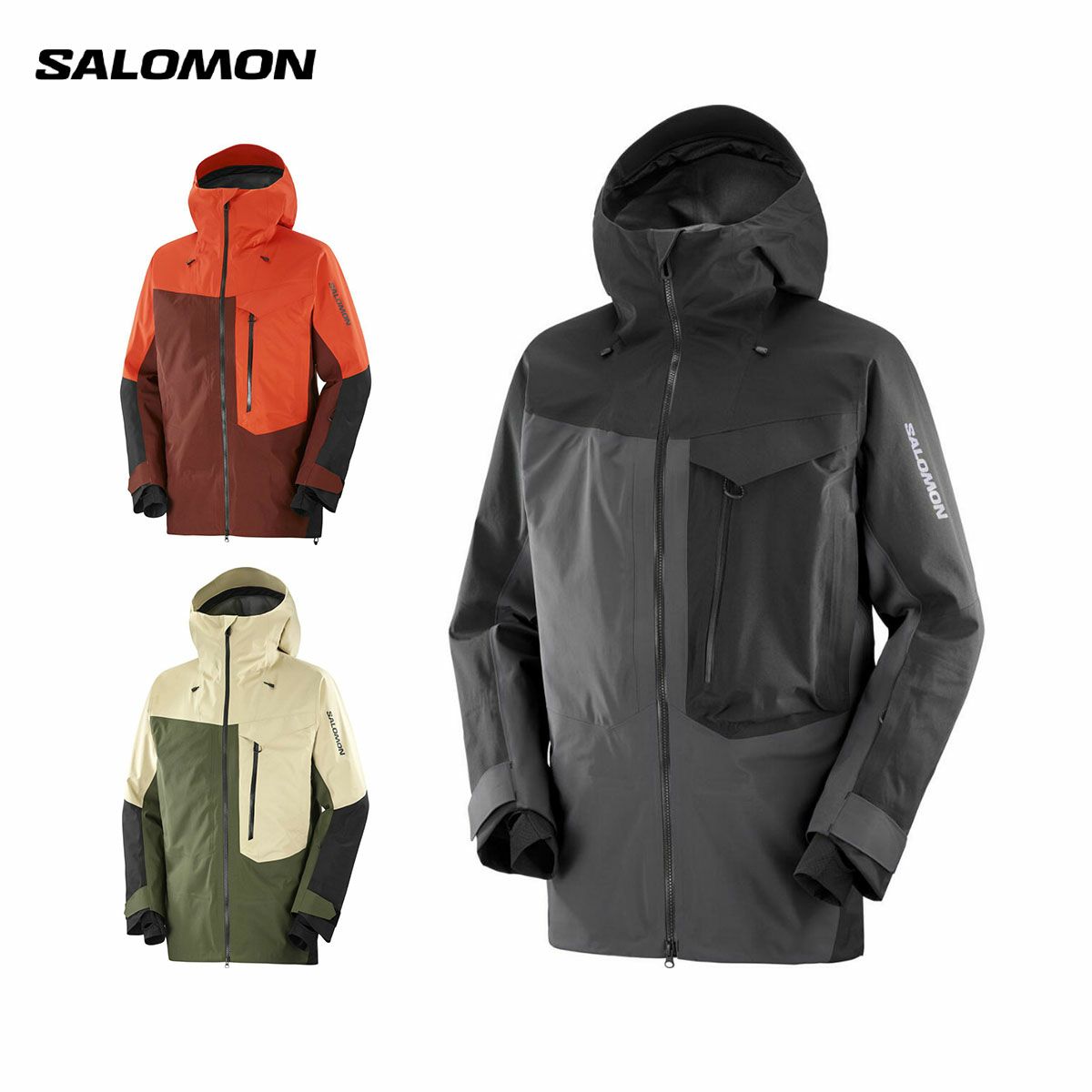 スキーウェア メンズ スキージャケット サロモン SALOMON ゴアテックス