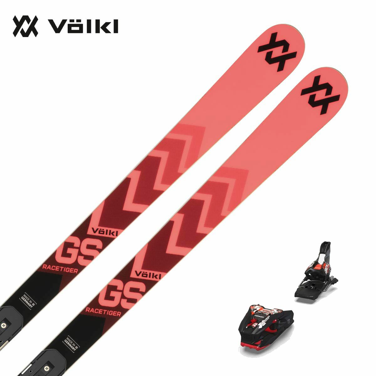 VOLKL フォルクル スキー板 キッズ ジュニア 2025 RACETIGER JR YELLOW