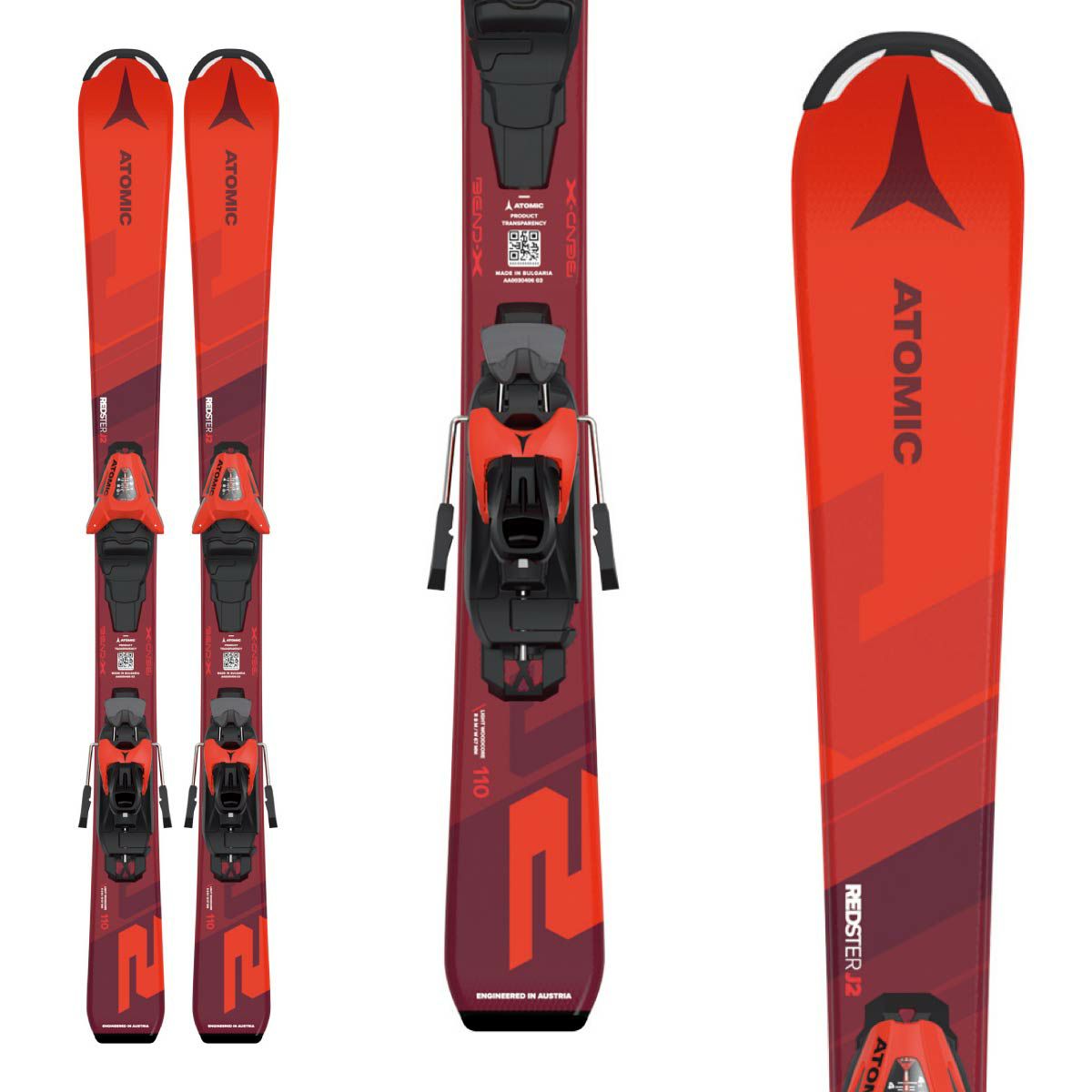 ATOMIC アトミック スキー板 キッズ ジュニア 2025 REDSTER J2 100-120