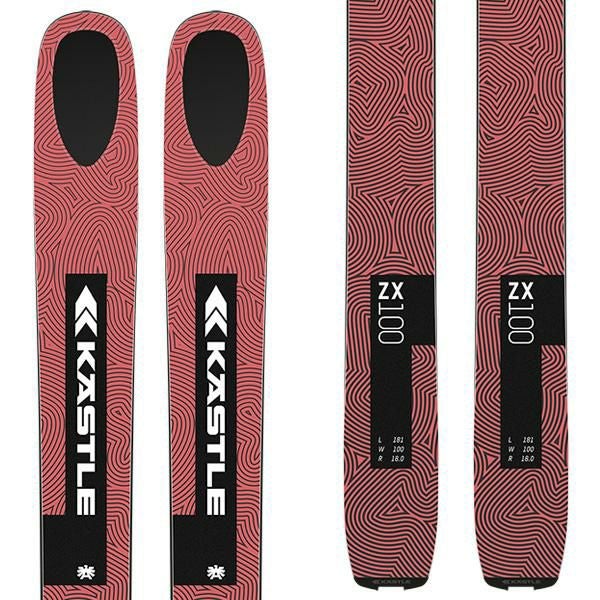 KASTLE フリーライドスキー 2026 ZX 100 スキー板 単品 (板のみ