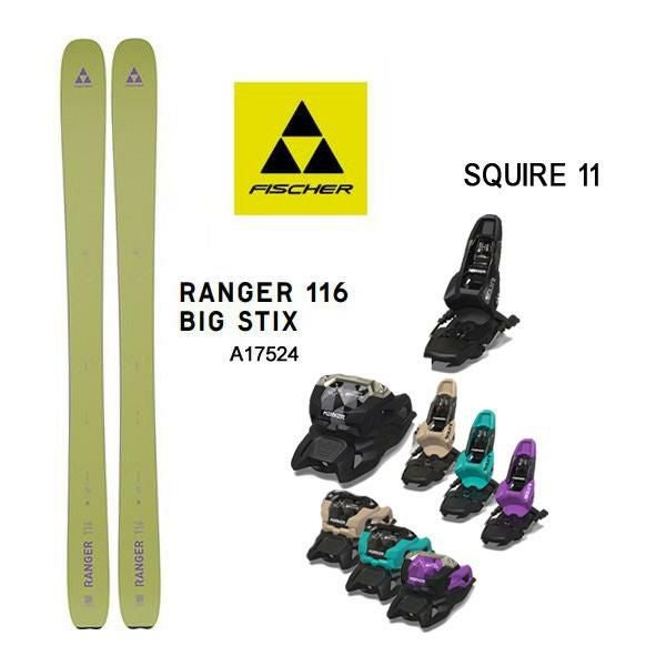 フィッシャー スキー板 (24-25 2025) RANGER 116 BIG STIX + 25