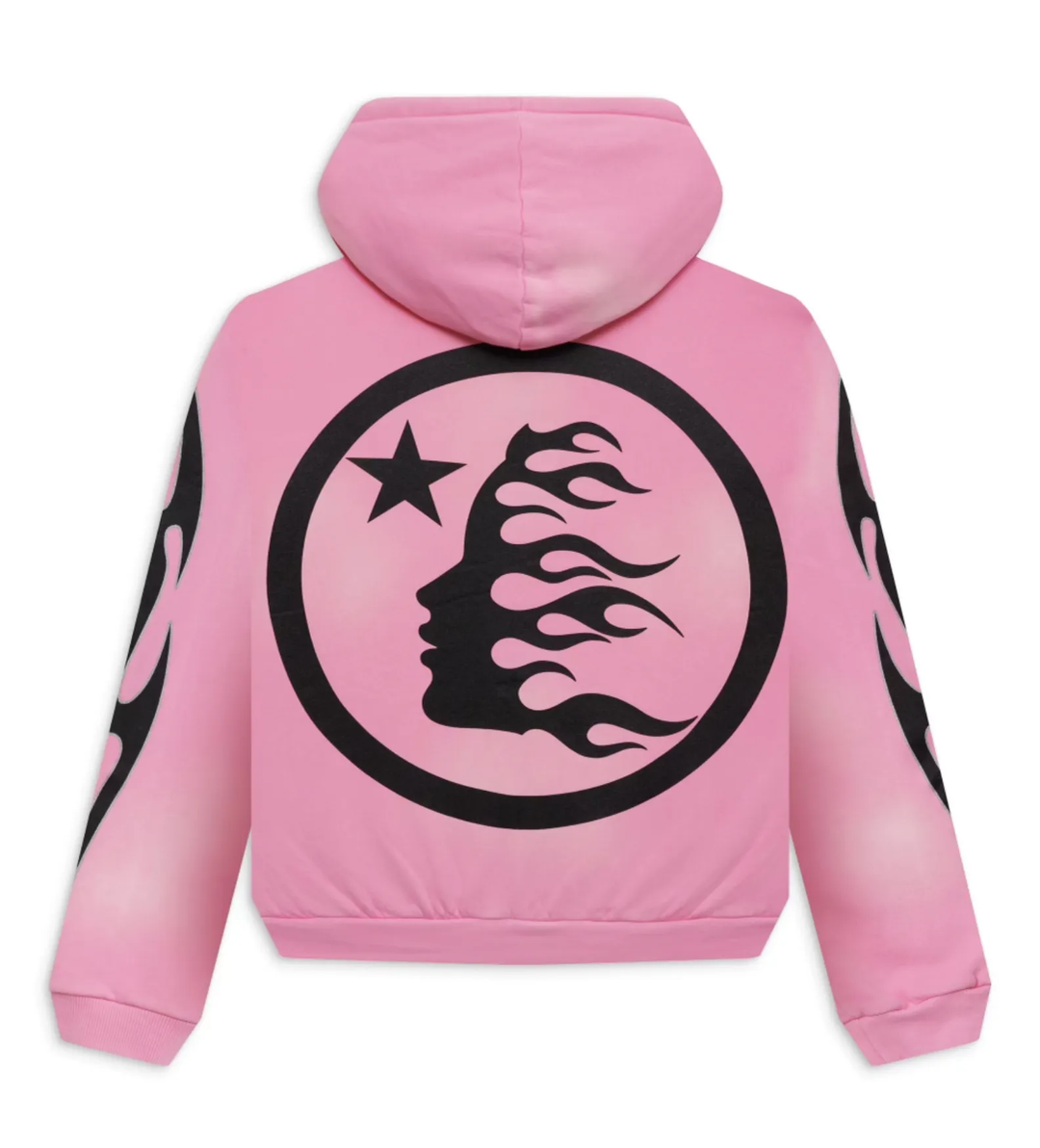 Hellstar 'Pink' Sports Flame Zip Up Hoodie – Showroom LA