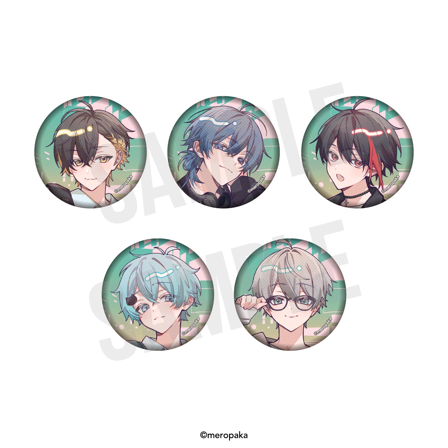 8月中旬以降順次発送予定】めろぱかランダム缶バッジ リザレクション