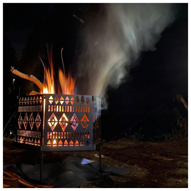 Rob Snow ロブスノー 組立式焚火台 Dian ディアン(黒皮鉄