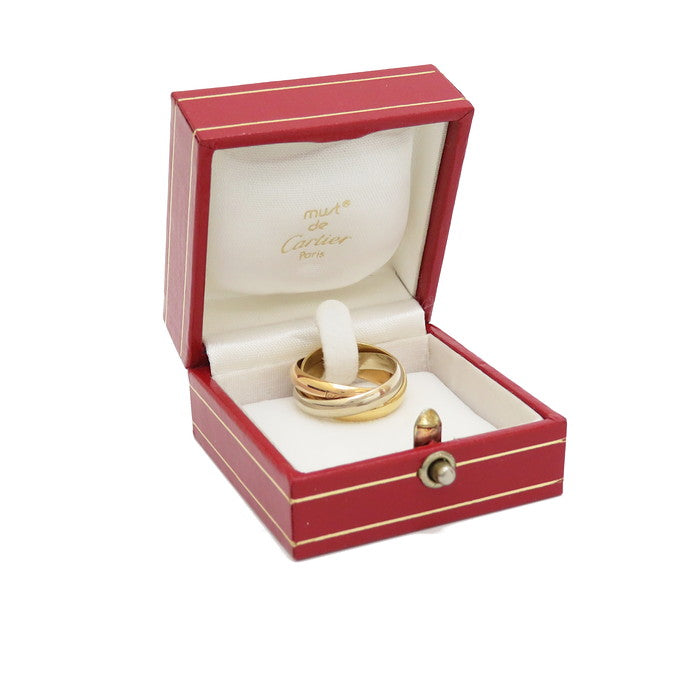 12号【CARTIER/カルティエ】 トリニティ シリアルナシ 3連 リング
