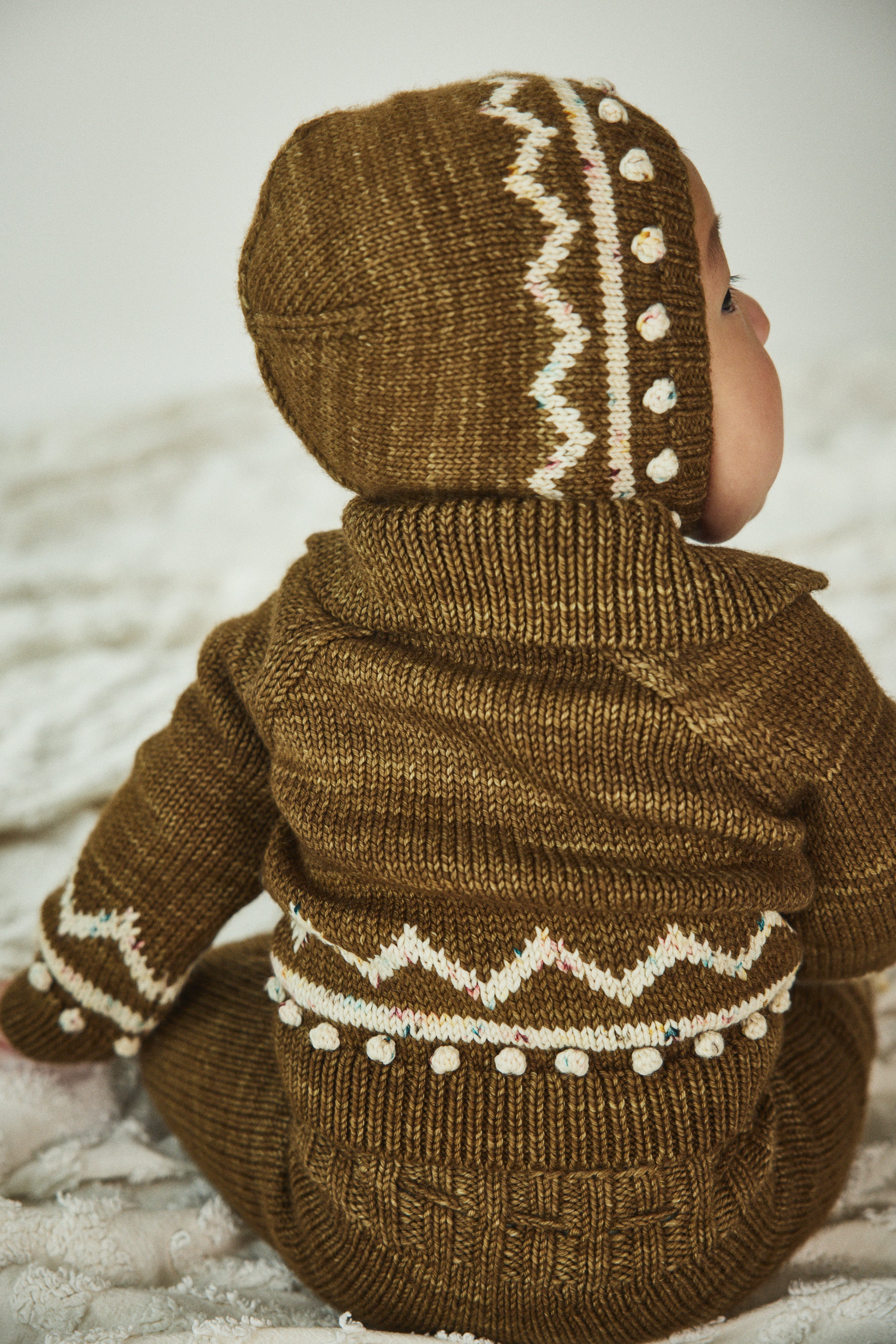 Baby Zig Zag Bonnet – Misha & Puff